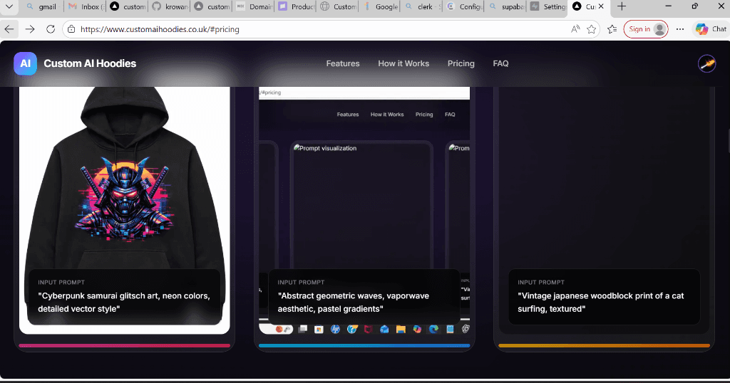 Prompt visualization